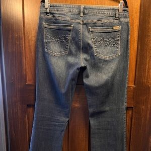 Like new! WHBM stretch dark denim jeans
